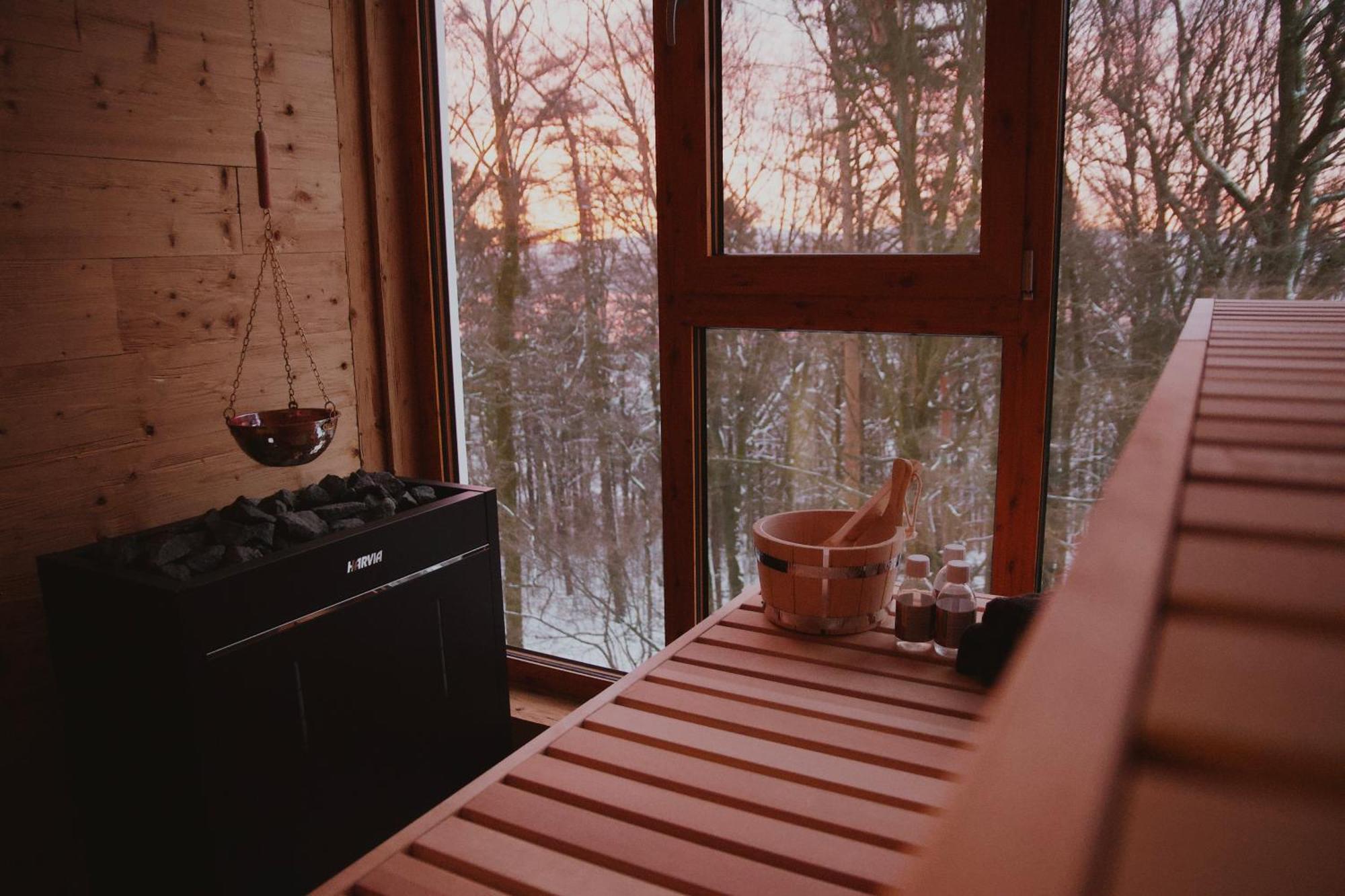 Hotel Kreuzbergbaude Beim Berzdorfer See Mit Wohlfuehl Sauna Markersdorf Extérieur photo